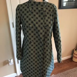 Banana Republic green, navy, and white jacket